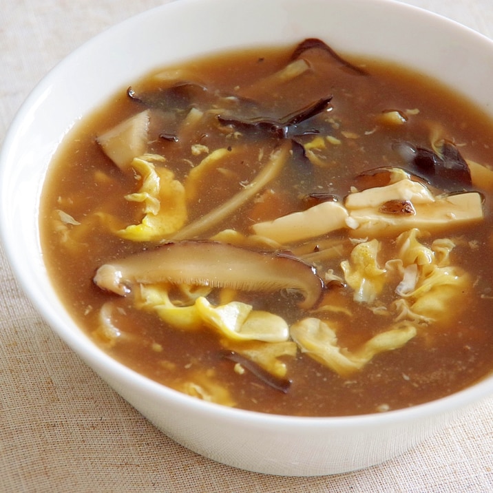 #12 中華スープの定番「酸辣汤」